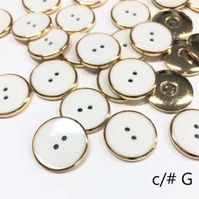 AY72 用于染色的两孔铆钉纽扣