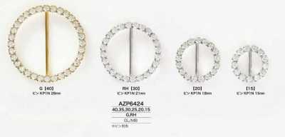 AZP6424 玻璃/黄铜扣