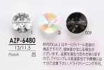 AZP6480 极光珍珠钻石切割纽扣