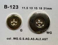 B123 用于衬衫和夹克的简单彩色金属纽扣 Osaka Plastic Industries（DAIYA BUTTON） 更多图片