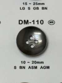DM110 优雅简约的衬衫和夹克金属纽扣 Osaka Plastic Industries（DAIYA BUTTON） 更多图片
