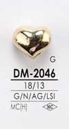 DM2046 心形金属纽扣
