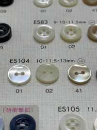 ES104 DAIYA BUTTONS纽扣聚酯纤维仿贝壳 Osaka Plastic Industries（DAIYA BUTTON） 更多图片