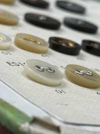 ES107S DAIYA BUTTONS 装饰性 2仿贝壳聚酯纤维纽扣 Osaka Plastic Industries（DAIYA BUTTON） 更多图片
