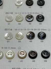 ES116 DAIYA BUTTONS纽扣聚酯纤维仿贝壳 Osaka Plastic Industries（DAIYA BUTTON） 更多图片