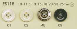 ES118 DAIYA BUTTONS 仿贝壳聚酯纤维纽扣