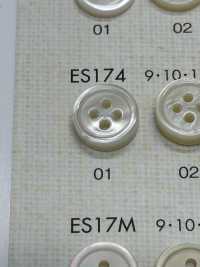 ES174 DAIYA BUTTONS纽扣聚酯纤维仿贝壳 Osaka Plastic Industries（DAIYA BUTTON） 更多图片