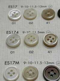 ES174 DAIYA BUTTONS纽扣聚酯纤维仿贝壳 Osaka Plastic Industries（DAIYA BUTTON） 更多图片
