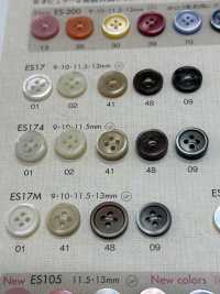 ES174 DAIYA BUTTONS纽扣聚酯纤维仿贝壳 Osaka Plastic Industries（DAIYA BUTTON） 更多图片
