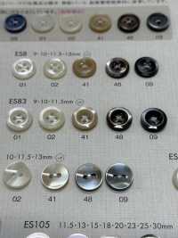 ES83 DAIYA BUTTONS纽扣聚酯纤维仿贝壳 Osaka Plastic Industries（DAIYA BUTTON） 更多图片