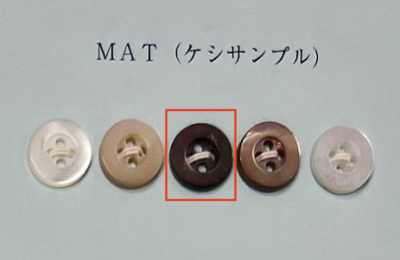 EX500MAT 黑蝶贝 正面四孔 贝壳纽扣 哑光