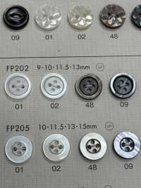 FP202 DAIYA BUTTONS纽扣聚酯纤维仿贝壳 Osaka Plastic Industries（DAIYA BUTTON） 更多图片
