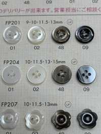 FP204 DAIYA BUTTONS纽扣聚酯纤维仿贝壳 Osaka Plastic Industries（DAIYA BUTTON） 更多图片