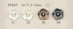 FP207 DAIYA BUTTONS 仿贝壳聚酯纤维纽扣（花形）