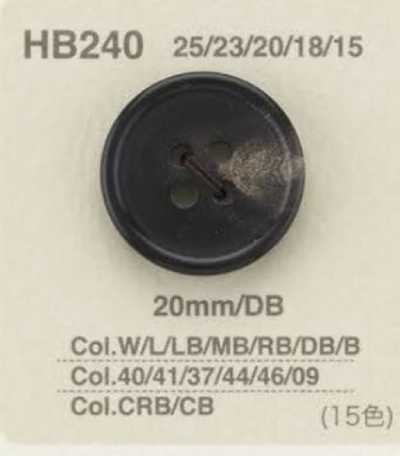 HB240 水牛角纽扣制 表面四孔纽扣