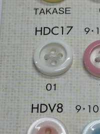 HDC17 DAIYA BUTTONS 防震超耐用""系列仿贝壳聚酯纤维纽扣" Osaka Plastic Industries（DAIYA BUTTON） 更多图片