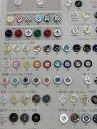 HDC17 DAIYA BUTTONS 防震超耐用""系列仿贝壳聚酯纤维纽扣" Osaka Plastic Industries（DAIYA BUTTON） 更多图片