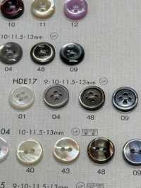 HDE17 DAIYA BUTTONS 防震超耐用""系列仿贝壳聚酯纤维纽扣" 大阪纽扣（DAIYA BUTTON） 更多图片