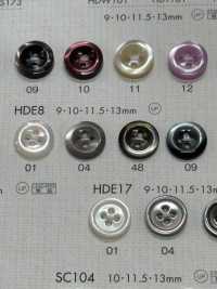 HDE8 DAIYA BUTTONS 防震超耐用""系列仿贝壳聚酯纤维纽扣" 大阪纽扣（DAIYA BUTTON） 更多图片