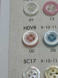 HDV8 DAIYA BUTTONS 防震超耐用""系列仿贝壳聚酯纤维纽扣" 大阪纽扣（DAIYA BUTTON） 更多图片