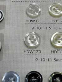 HDW173 DAIYA BUTTONS 防震超耐用""系列仿贝壳聚酯纤维纽扣" Osaka Plastic Industries（DAIYA BUTTON） 更多图片