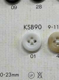 KSB90 优雅的 4 孔聚酯纤维纽扣 大阪纽扣（DAIYA BUTTON） 更多图片