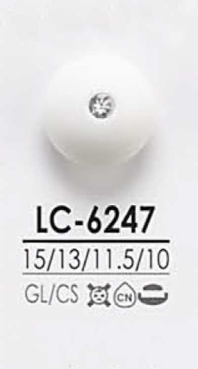 LC6247 染色用 仿卷发造型 水晶石纽扣