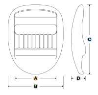 LK-U YKK LK-U 20mm~38mm[扣和钩子] YKK拉链 更多图片
