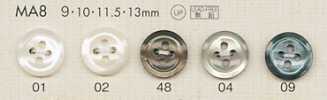 MA8 DAIYA BUTTONS 仿贝壳聚酯纤维纽扣