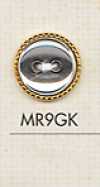 MR9GK 华丽的两孔塑胶纽扣