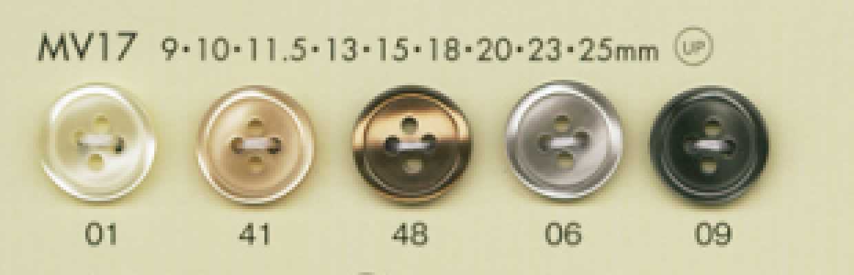 MV17 DAIYA BUTTONS 仿贝壳聚酯纤维纽扣