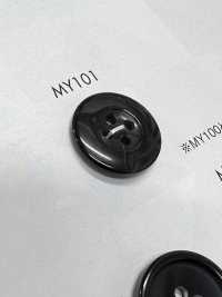 MY101 聚酯纤维树脂水牛风格四孔纽扣 Osaka Plastic Industries（DAIYA BUTTON） 更多图片