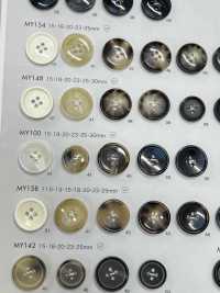 MY101 聚酯纤维树脂水牛风格四孔纽扣 Osaka Plastic Industries（DAIYA BUTTON） 更多图片