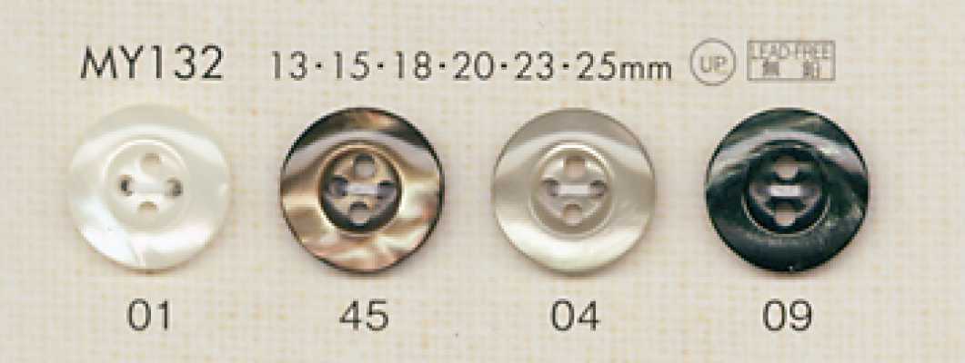 MY132 DAIYA BUTTONS 仿贝壳聚酯纤维纽扣