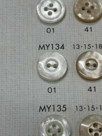 MY134 DAIYA BUTTONS纽扣聚酯纤维仿贝壳 Osaka Plastic Industries（DAIYA BUTTON） 更多图片