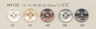 MY135 DAIYA BUTTONS 仿贝壳聚酯纤维纽扣