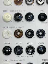 MY149 聚酯纤维树脂镶边四孔纽扣 Osaka Plastic Industries（DAIYA BUTTON） 更多图片