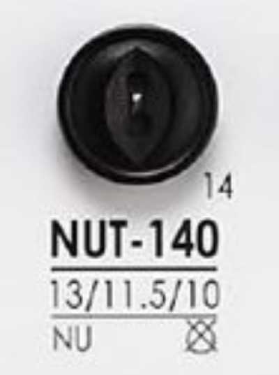 NUT140 象牙果制2孔纽扣