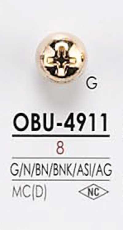 OBU4911 螺丝图形元素 金属纽扣