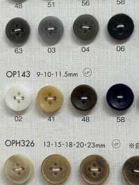 OP143 简单、柔和的颜色，4 孔聚酯纤维纽扣 Osaka Plastic Industries（DAIYA BUTTON） 更多图片