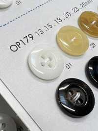 OP179 聚酯纤维树脂四孔纽扣 Osaka Plastic Industries（DAIYA BUTTON） 更多图片