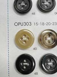 OPU303 尿素树脂四眼纽扣 Osaka Plastic Industries（DAIYA BUTTON） 更多图片