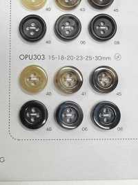 OPU303 尿素树脂四眼纽扣 Osaka Plastic Industries（DAIYA BUTTON） 更多图片