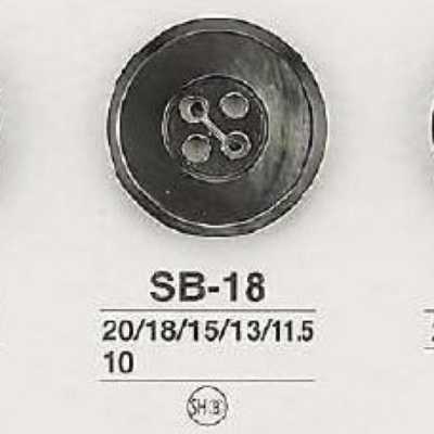 SB18 黑蝶贝制 表面四孔纽扣