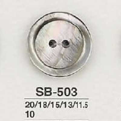 SB503 黑蝶贝制 正面双孔纽扣