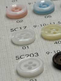 SC17 DAIYA BUTTONS 防震超耐用""系列仿贝壳聚酯纤维纽扣" Osaka Plastic Industries（DAIYA BUTTON） 更多图片