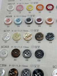 SC17 DAIYA BUTTONS 防震超耐用""系列仿贝壳聚酯纤维纽扣" Osaka Plastic Industries（DAIYA BUTTON） 更多图片