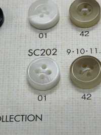SC202 DAIYA BUTTONS 防震超耐用“系列水牛风格聚酯纤维纽扣” Osaka Plastic Industries（DAIYA BUTTON） 更多图片