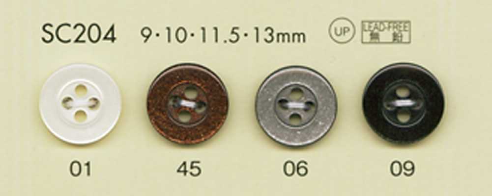 SC204 DAIYA BUTTONS 耐冲击HYPER DURABLE系列 仿贝壳聚酯纤维纽扣