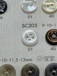 SC205 DAIYA BUTTONS 防震超耐用""系列仿贝壳聚酯纤维纽扣" Osaka Plastic Industries（DAIYA BUTTON） 更多图片